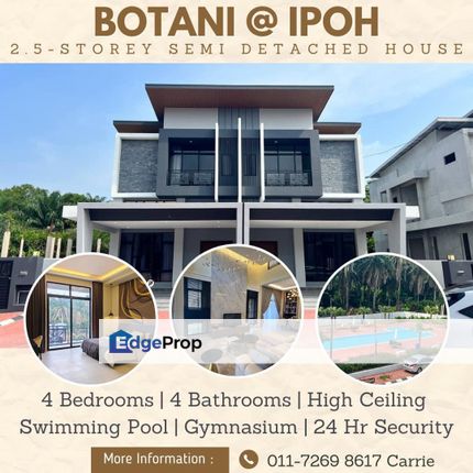 Diamond Pavillion @ Bandar Seri Botani 2.5 Storey Semi-Detached Luxury Homes, Perak, Ipoh
