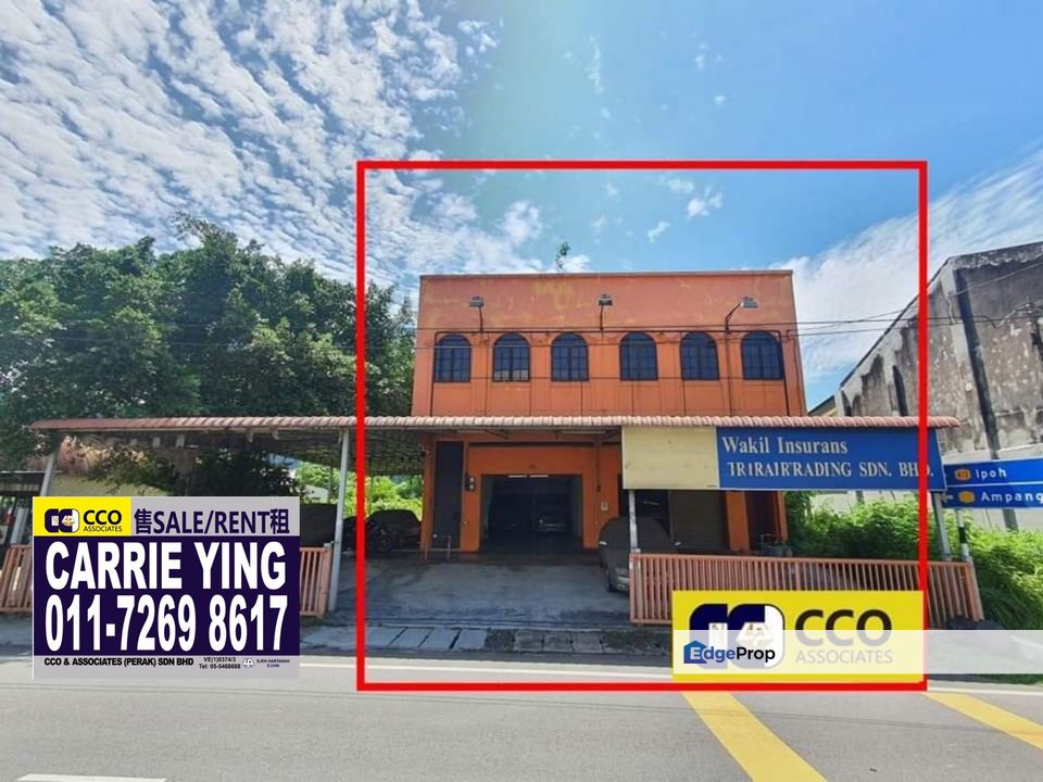 Ipoh Tambun Two Adjoining Shop Facing Main Road Freehold For Sale, Perak, Ipoh