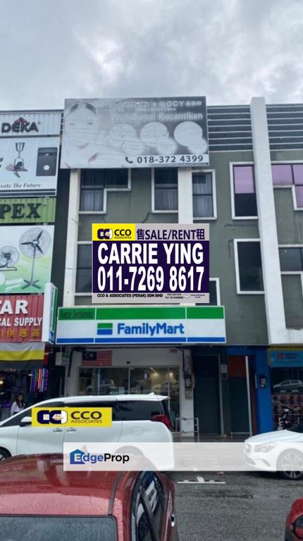 Pengkalan Station 18 Facing Main Road 3 Storey Shop Lot For Sale, Perak, Ipoh