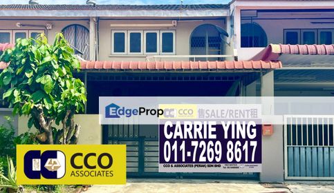 Bercham Taman Sri Kurau Double Storey Terrace House For Sale, Perak, Ipoh