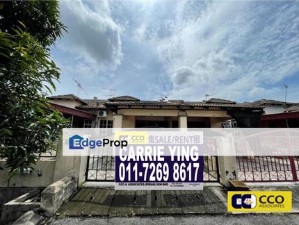 Batu Gajah Taman Saujana Single Storey Terrace House For Sale, Perak, Kinta