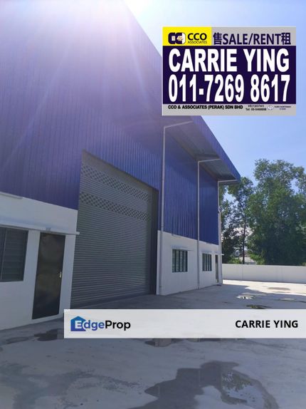 Kawasan Perindustrian Ringan Sri Rapat Bungalow Factory For Rent, Perak, Ipoh