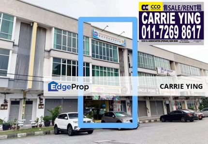 Pusat Perdagangan Tasek Indra Bercham 3 Storey ShopLot For Sale, Perak, Ipoh