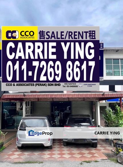 Ipoh Town Hot Area Double Storey Shop For Sale, Perak, Ipoh