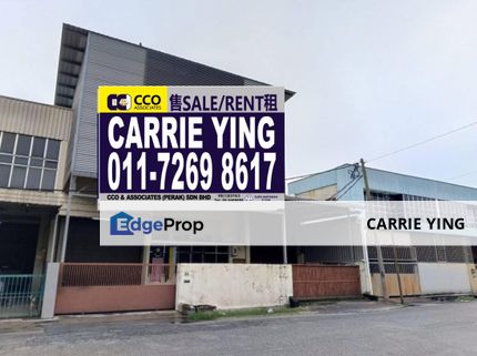 Menglembu Timur 1.5 Storey Semi Detached Factory For Sale, Perak, Menglembu