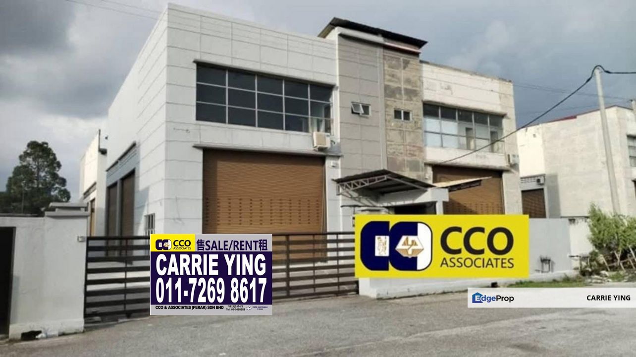 Klebang 1.5 Storey Detached Factory For Sales, Perak, Ipoh