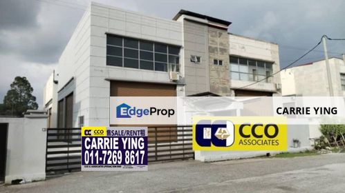 Klebang 1.5 Storey Detached Factory For Sales, Perak, Ipoh