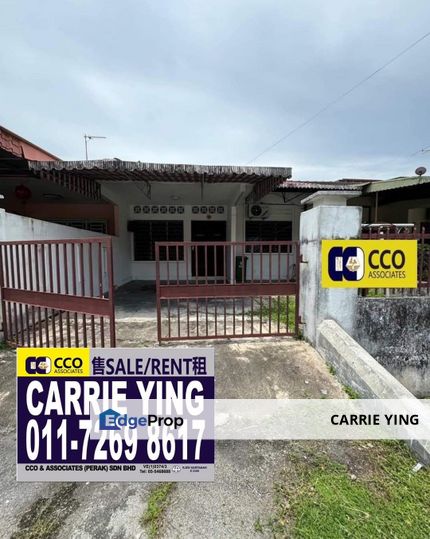 Taman Shatin Single Storey Terrace House For Sale, Perak, Ipoh