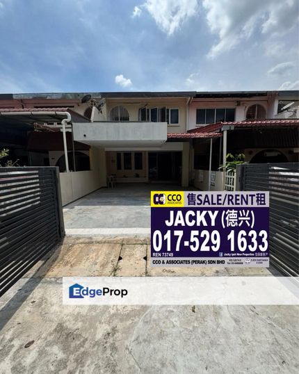 Bercham Double Storey Terrance House For Sale, Perak, Ipoh