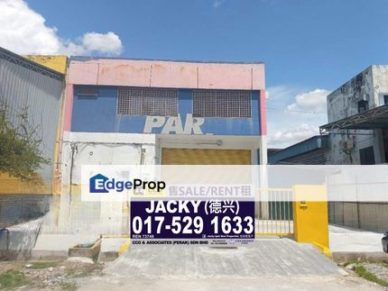 🔥Menglembu Chandan Raya 1.5 Semi D Factory For Rent🔥 📍Kawasan Perindustrian Chandran Raya  , Perak, Ipoh