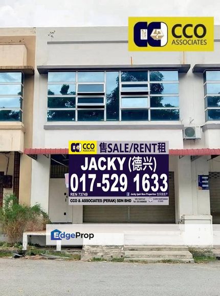 ‼️𝐁𝐞𝐥𝐨𝐰 𝐁𝐚𝐧𝐤 𝐕𝐚𝐥𝐮𝐞‼️𝐒𝐡𝐨𝐩𝐥𝐨𝐭 𝐟𝐨𝐫 𝐬𝐚𝐥𝐞‼️ Menglembu Klebang Permai double storey shoplot For Sale, Perak, Ipoh