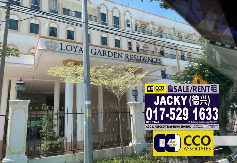 🔥IPOH TOWN @Royal Garden Fully Furnished Unit For Sale & Rent: 