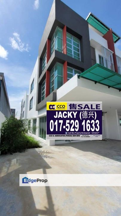 Tasek FREEHOLD 3‑Storey Semi-Detached Shoplot for Sale, Perak, Ipoh