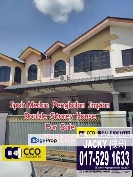 🔥Medan  Pengkalan Impian Move In Condition Double Storey House For Sale🔥  , Perak, Kinta