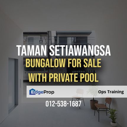 Testing Setiawangsa Bungalow for Sale, Kuala Lumpur, Taman Setiawangsa