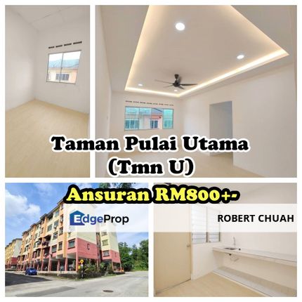 Full Loan. Taman Pulai Utama (Tmn U) Flat 3Bedrooms. Renovated., Johor, Skudai