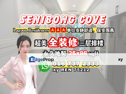 Senibong Cove - Lagoon Residences Luxury Renovated unit for Sale , Johor, Masai