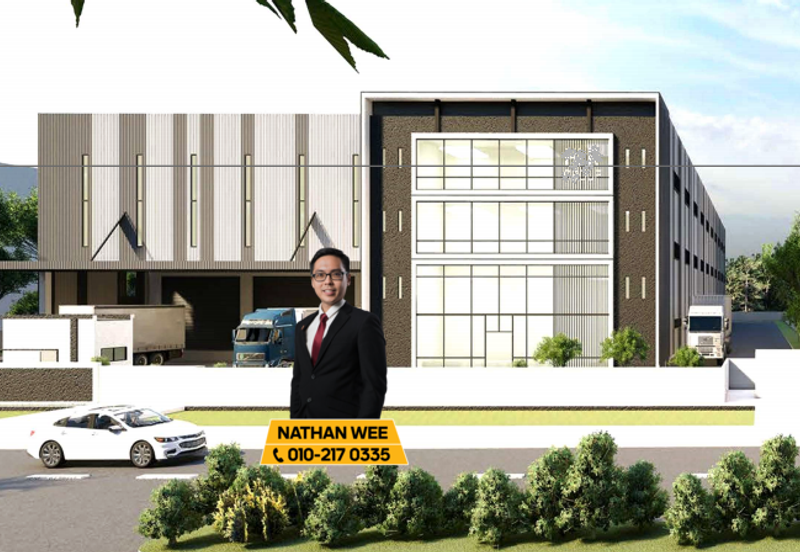 R291 Bukit Raja Klang. New Detached Warehouse. Rent.