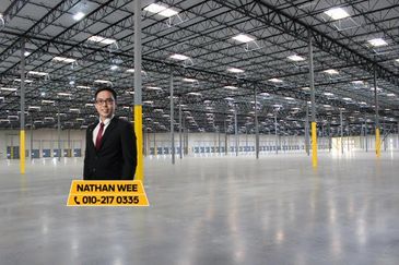 R291 Bukit Raja Klang. New Detached Warehouse. Rent.