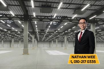 R291 Bukit Raja Klang. New Detached Warehouse. Sale.