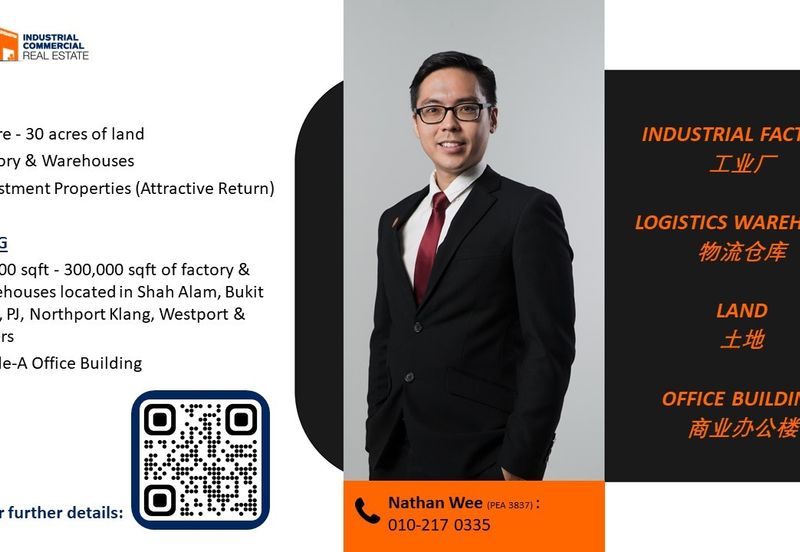 S1198 Kapar. Freehold Industrial Land. Sale. 