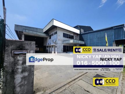 Silibin factory for sale , Perak, Ipoh