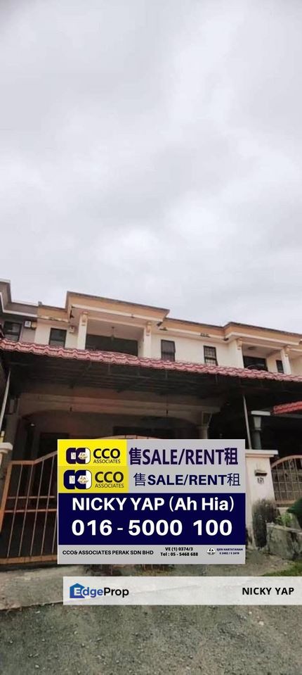 Pengkalan double storey house for sale Pinji mewah, Perak, Lahat