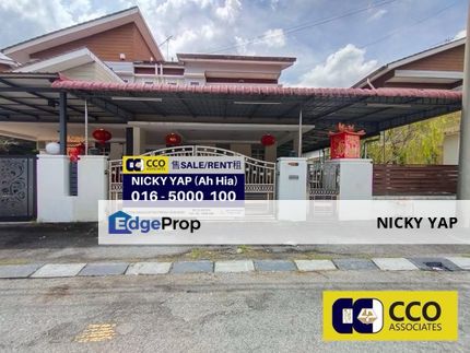 Lahat double storey semi-d gated guarded , Perak, Lahat