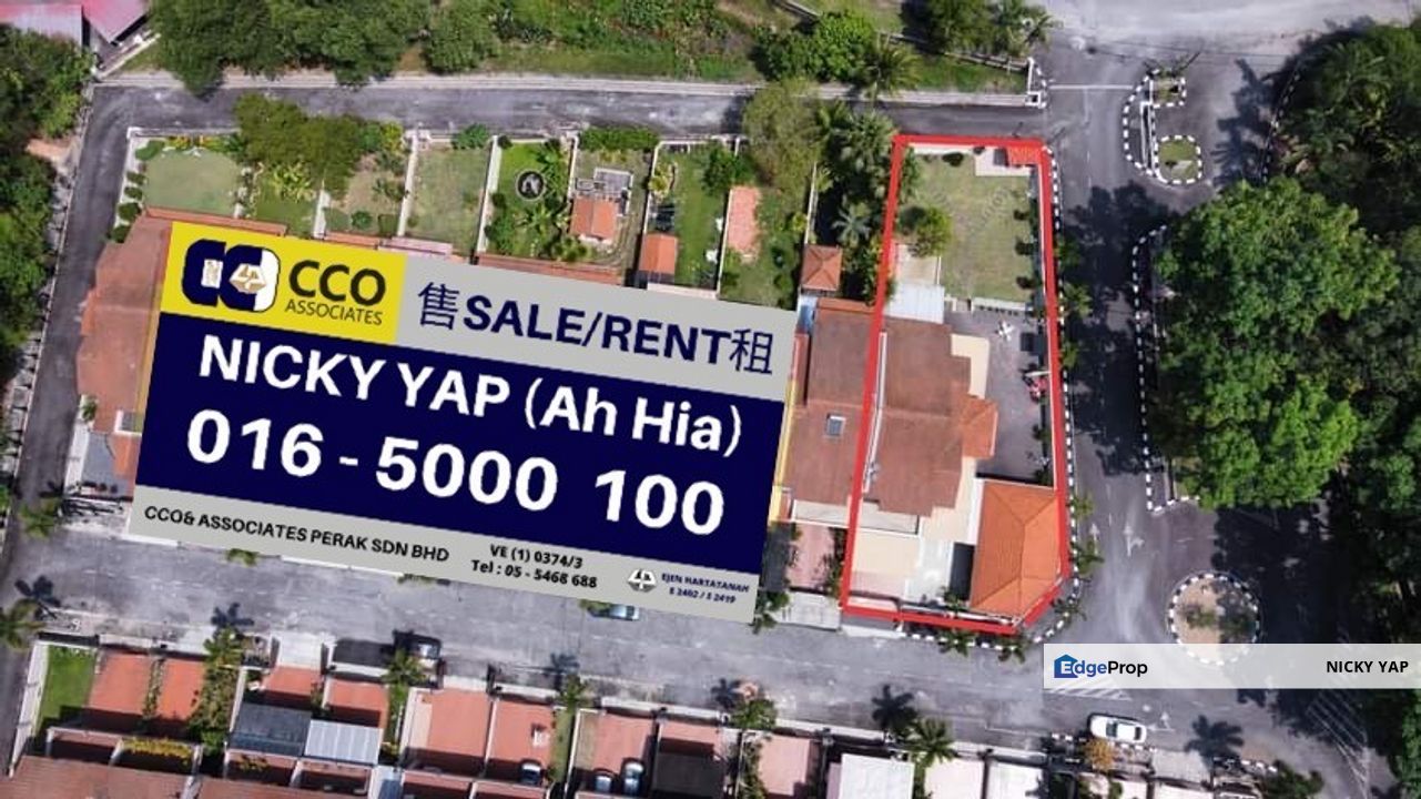 Single storey big corner , Perak, Ipoh