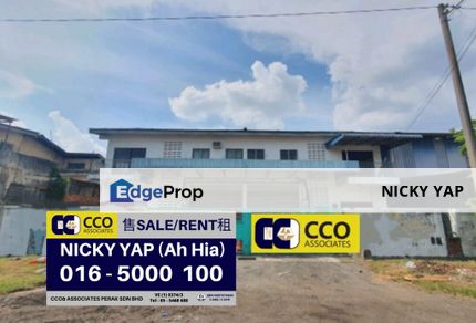 3 units factory warehouse for rent in ipoh , Perak, Ipoh
