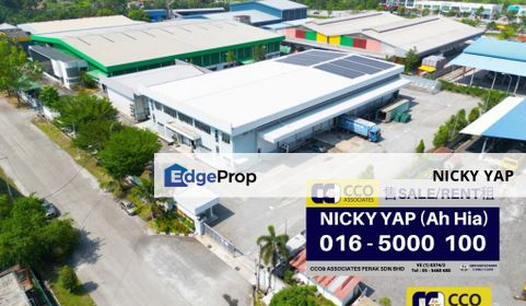 Gopeng 2ekar bungalow factory for sale with cold room , Perak, Ipoh