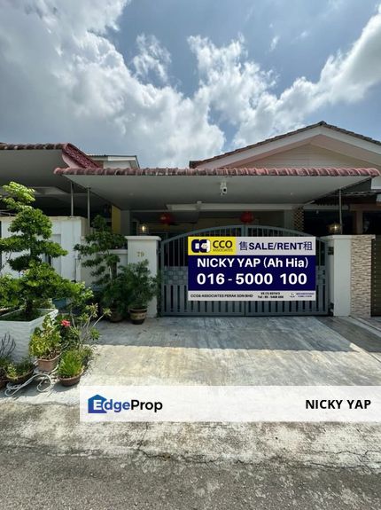 Menglembu 1.5storey Renovated + Fully furnished , Perak, Kinta