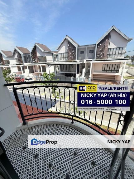  double storey house gated guarded for rent , Perak, Ipoh