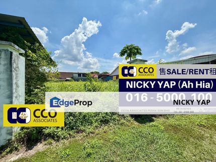 Bungalow Land for sale in pasir puteh ipoh town , Perak, Kinta