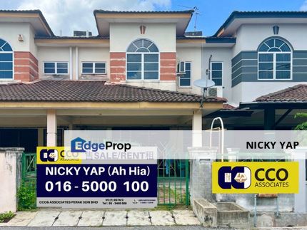 Double storey for sale 350,000 and for rent 980, Perak, Ipoh