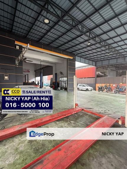 Klebang 1.5 storey factory for sale , Perak, Ipoh