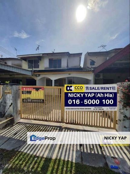 Double storey bercham ipoh for sale , Perak, Ipoh