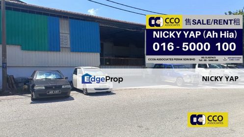 Sri rapat industry Ipoh  Semi-detached factory for rent, Perak, Ipoh