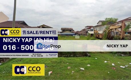 Bercham empty land for sale , Perak, Ipoh