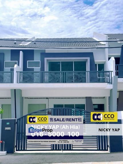 Lahat mosey hill double storey house for sale , Perak, Ipoh