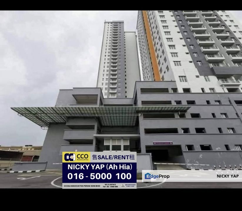 Ipoh town freehold apartment for sale , Perak, Kinta