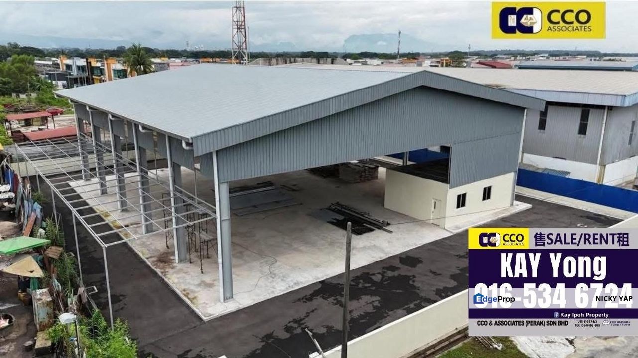 Kawasan Perindustrian Pengkalan Detached Factory For Sale, Perak, Ipoh