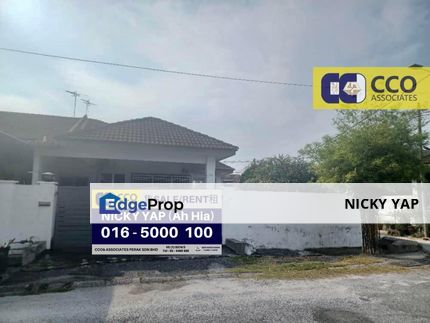 Single storey intermediate corner , Perak, Ipoh