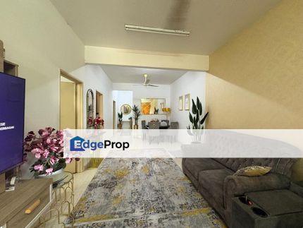 Facing Open Gated Guarded Townhouse Pristana Saujana Utama Sungai Buloh, Selangor, Saujana 