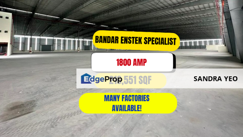 📍1800AMP 8.5 ACRE NEW DETACHED FACTORY @ BANDAR ENSTEK TAMAN TEKNOLOGI FOR SALE, Negeri Sembilan, Nilai