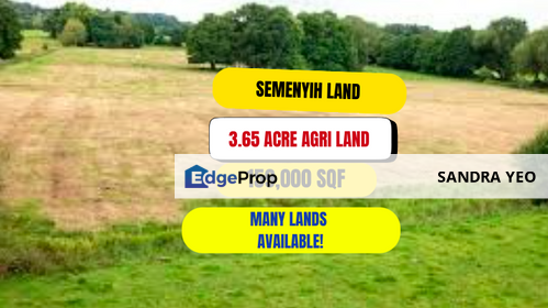 [RM35psf 3.65 Acre] Agricultural Land for Sale, Selangor, Hulu Langat