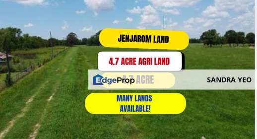 [RM48psf 4.7 Acre] Agricultural Land [Industrial Zoning] for Sale, Selangor, Jenjarom