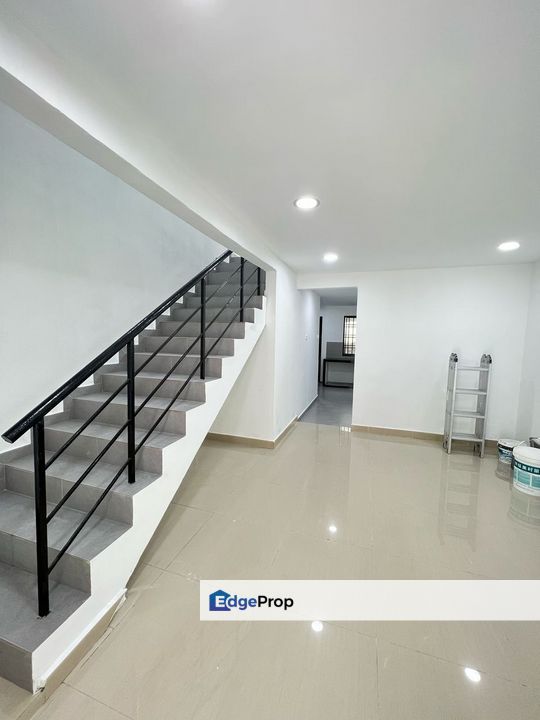 Double storey low cost terrace house in Taman Johor Jaya for sale for ...