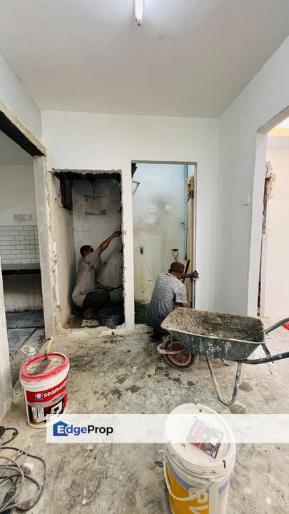 Double storey low cost terrace house in Taman Air Biru for sale , Johor, Pasir Gudang