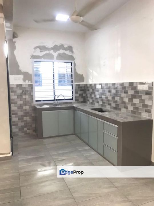 Double storey medium cost terrace house in Taman Mutiara Rini for sale ...